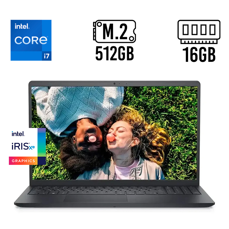 LAPTOP DELL INSPIRON  3520 15.6" I7-1255U 16GB 512GB WIN 11 INGLES 6HD73