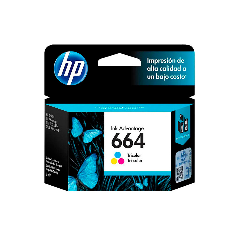 TINTA HP 664 TRICOLOR F6V28AL