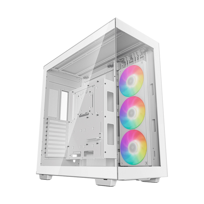 CASE GAMING DEEPCOOL CH780 ATX MAX PREMIUM CON VIDRIO TEMPERADO EN EL FRENTE Y LATERAL BLANCO R-CH780-WHADE41-A1