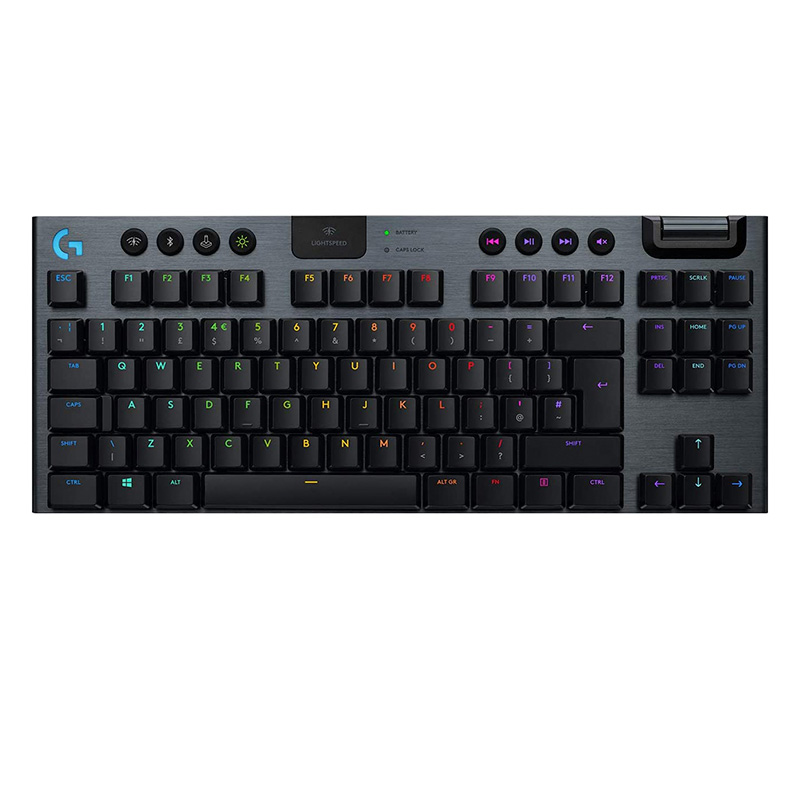 TECLADO GAMING RGB LOGITECH G515 TKL MECÁNICO ALÁMBRICO INGLÉS 920-012869