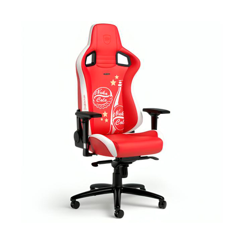 SILLA GAMING NOBLECHAIRS  EPIC EDICIÓN FALLOUT NUKA COLA CUERO SINTÉTICO NBL-PU-FNC-001