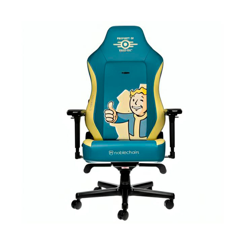 SILLA  GAMING NOBLECHAIRS  HERO EDICIÓN FALLOUT VAULT-TEC CUERO SINTÉTICO NBL-HRO-PU-FVT