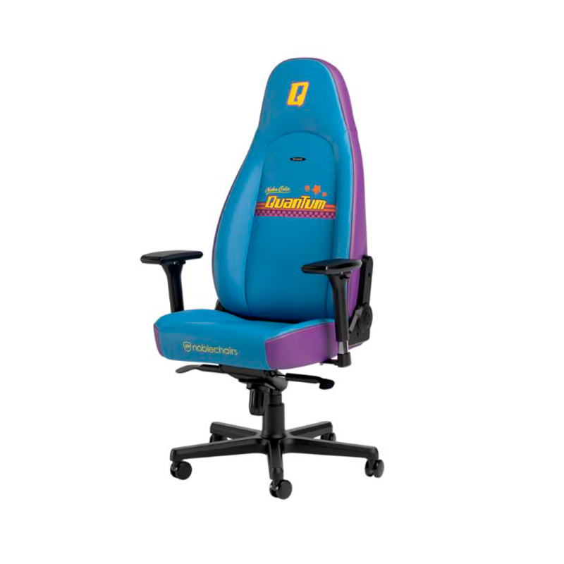SILLA GAMING NOBLECHAIRS  ICON EDICIÓN FALLOUT NUKA-COLA QUANTUM CUERO SINTÉTICO NBL-ICN-PU-NCQ
