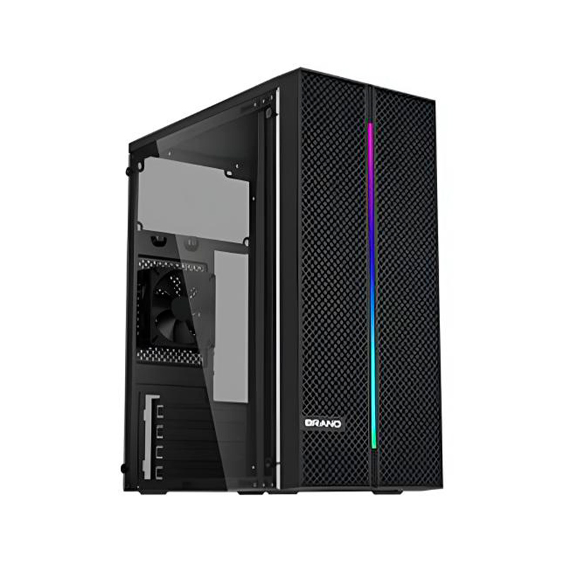 CASE GAMING EAGLE WARRIOR CM26KTRA001C MICRO ATX PANEL LATERAL ACRILICO USB 2.0*2 + HD AUDIO + FUENTE DE PODER 600W NEGRO
