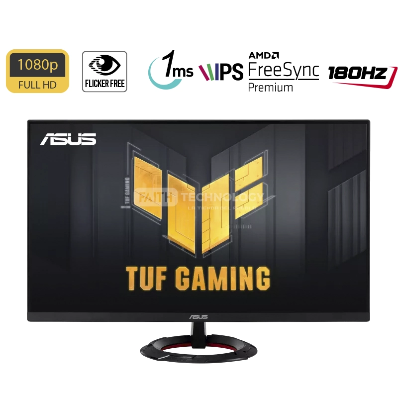 MONITOR ASUS TUF GAMING 27 VG279Q3R PLANO 1920X1080 FAST IPS 180 HZ FREESYNC HDMI DISPLAYPORT 90LM0AD1-B01EB0