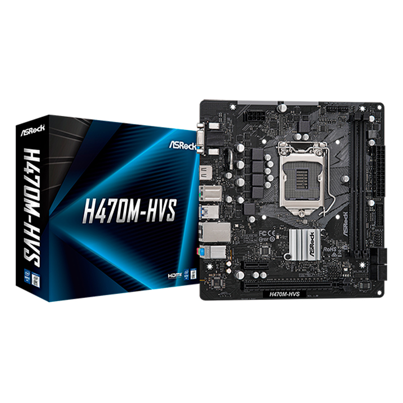 TARJETA MADRE ASROCK H470M-HVS 90-MXBG60-A0UAYZ