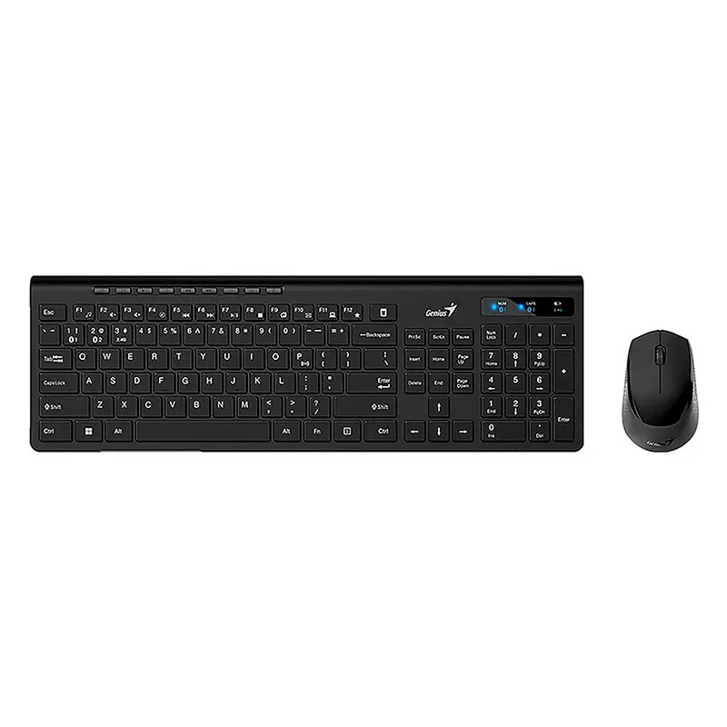 TECLADO Y MOUSE GENIUS SLIMSTAR 8230 INALÁMBRICO (BLUETOOTH 5.3/ 2.4 GHZ) ESPAÑOL 31340015407