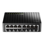 SWITCH  CUDY  FS1016D 1.0  16 PUERTOS RJ45  10/100 MBPS  NO ADMINISTRABLE NEGRO