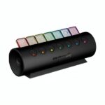 TECLADO STREAMING + HUB STREAMPLIFY 7 PUERTOS USB,TECLADO,MOUSE,WEBCAM,DISPOSITIVO DE CARGA 7-RGB-US-F-BK SPUH-HC71257.11