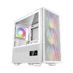 CASE GAMING RGB DEEPCOOL CH560 DIGITAL MID TOWER 3 VENTILADORES DE 140MM Y 1 DE 120MM CON VIDRIO LATERAL Y MALLA FRONTAL R-CH560-WHAPE4D-G1 BLANCO