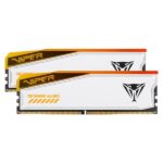 MEMORIA RAM PC 32GB PATRIOT VIPER ELITE 5 TUF RGB PVER532G66C34KT DDR5 6600 MHZ CL34 1.4 V-BLANCO DIMM 288 PINES BLANCO