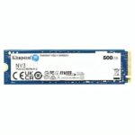 HD INTERNO SOLIDO 500GB KINGSTON NV3 M.2 2280 PCIE GEN4 X4 5000MB/S / 3000MB/S SNV3S/500G AZUL