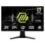 MONITOR MSI MAG 255F E20 24.5" PLANO 1920 X 1080 200 HZ ANTI-GLARE HDMI Y DP 9S6-3BC21M-046