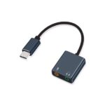 ADAPTADOR ARGOM TYPE-C A STEREO OUTPUT Y MONO MIC ARG-CB-0066