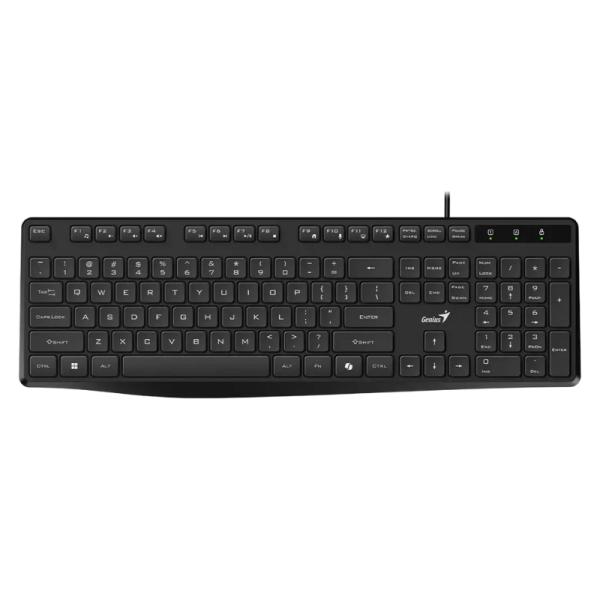 19633_16387.jpg TECLADO GENIUS KB-117S MEMBRANA ALÁMBRICO USB ESPAÑOL 31300017401 NEGRO - Imagen 1