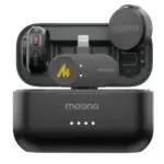 MICRÓFONO MAONO WM650 PB2 INALÁMBRICO MINI LAVALIER CON RECEPTOR LIGHTNING CANCELACIÓN DE RUIDO NEGRO