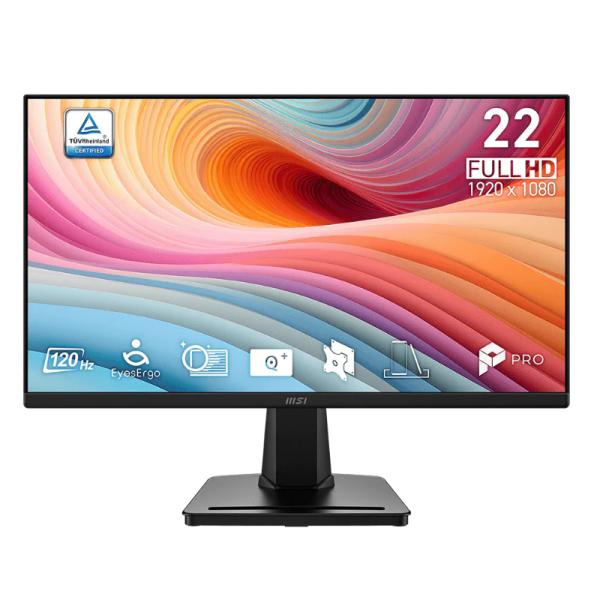 23477_21572.jpg MONITOR MSI PRO MP225 E12VL 21.45" FHD 1920X1080 120 HZ VA ADAPTIVE-SYNC / HDMI / VGA 9S6-3PE0CM-024 NEGRO - Imagen 1