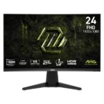 MONITOR MSI MAG 245C X24 24" CURVA 1500R 1920X1080 FHD 240HZ AMD FREESYNC PREMIUM DISPLAYPORT / HDMI 9S6-3BD01M-001