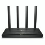 ROUTER TP LINK ARCHER AX12 US AX1500 DUAL BAND 2.4/5 GHZ 1500 MBPS WIFI 6 PUERTOS WAN / LAN NEGRO