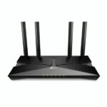 ROUTER TP LINK EX511(US1) 2.4 GHZ 5 GHZ AX3000 WI FI 6 DUAL BAND GIGABIT MESH PUERTOS LAN / WAN NEGRO