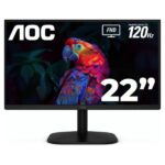 MONITOR AOC 22B35HM23 22" PLANA FULL HD 1920 X 1080 120HZ LED ADAPTIVE SYNC HDMI / VGA / 3.5MM NEGRO