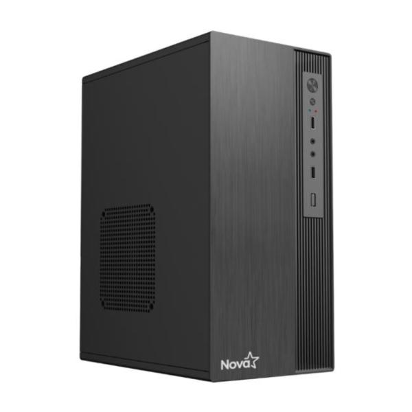 23473_21568.jpg CASE NOVA CM04Z9RA001C MINI TOWER CON FUENTE DE PODER INCLUIDA 600W PE600RNF013C NEGRO - Imagen 1