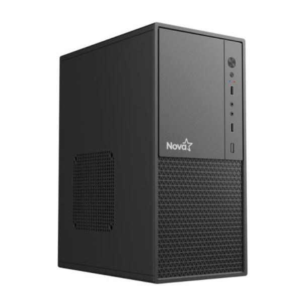 23474_21569.jpg CASE NOVA CM09Z9RA001C MINI TOWER CON FUENTE DE PODER INCLUIDA 600W PE600RNF013C NEGRO - Imagen 1