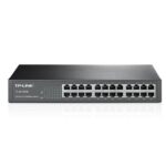 SWITCH TP LINK TL-SF1024D 24 PUERTOS FAST ETHERNET 10/100 MBPS NO ADMINISTRABLE NEGRO